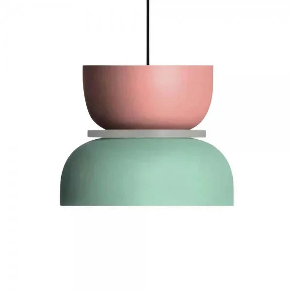 Färgbalk Nordisk Taklampa – Skandinavisk Macaron-formad LED Taklampa