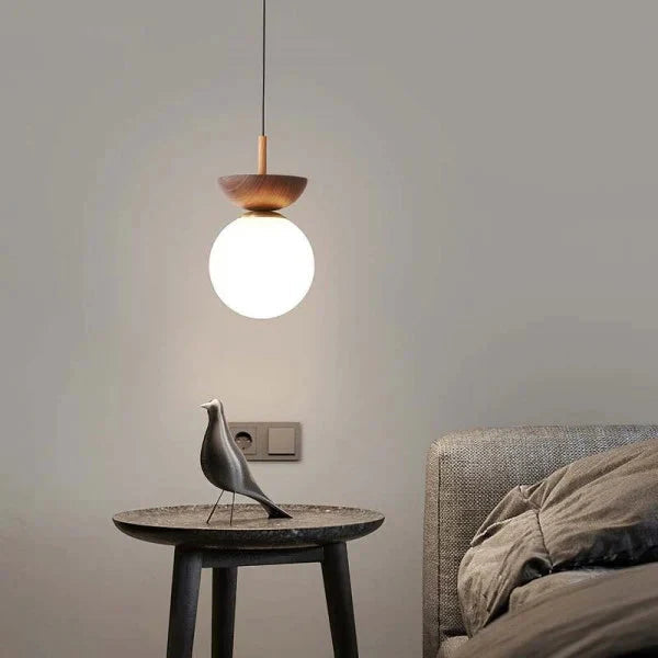 LumaWood Taklampa – Modern Trä-LED Armatur med Minimalistisk Design