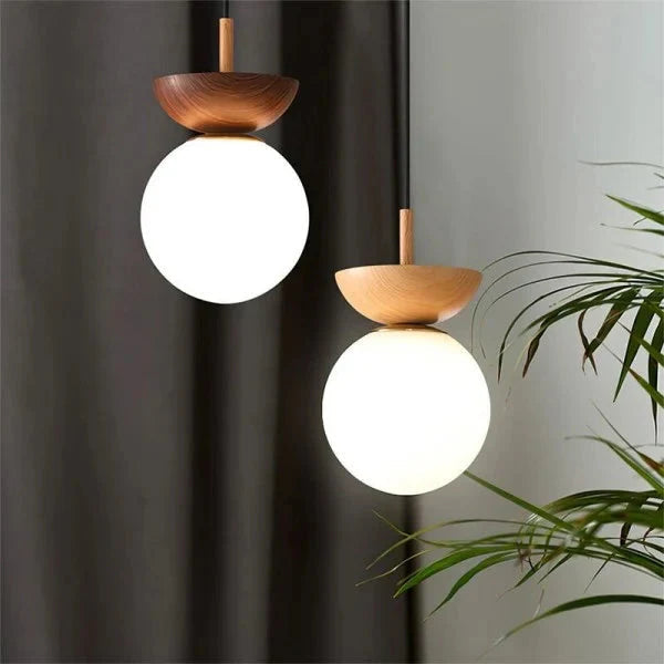 LumaWood Taklampa – Modern Trä-LED Armatur med Minimalistisk Design