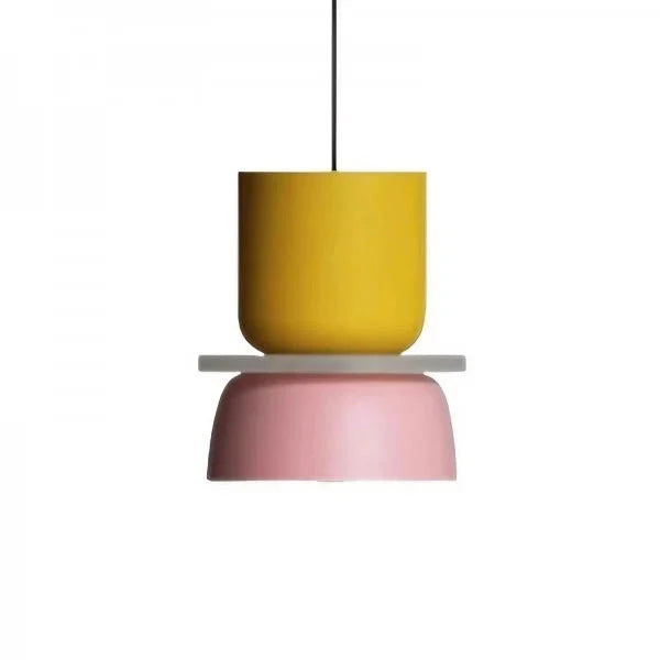 Färgbalk Nordisk Taklampa – Skandinavisk Macaron-formad LED Taklampa
